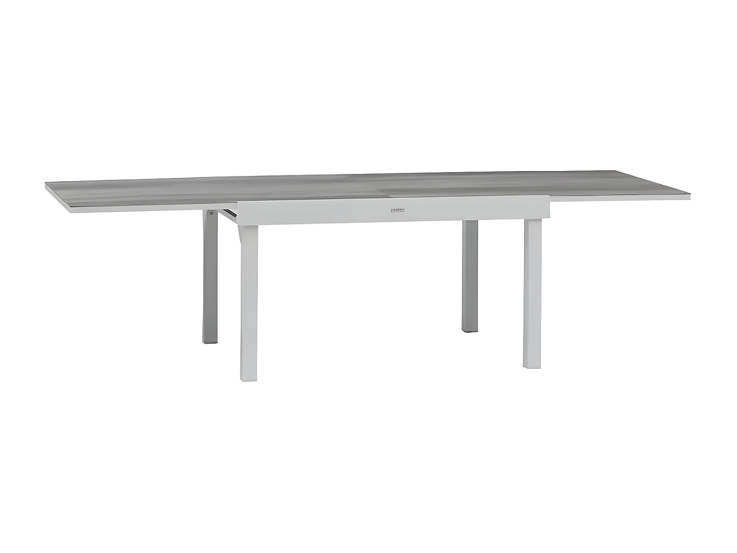 Table extensible Piazza 10 p. ECP smoke Hespéride