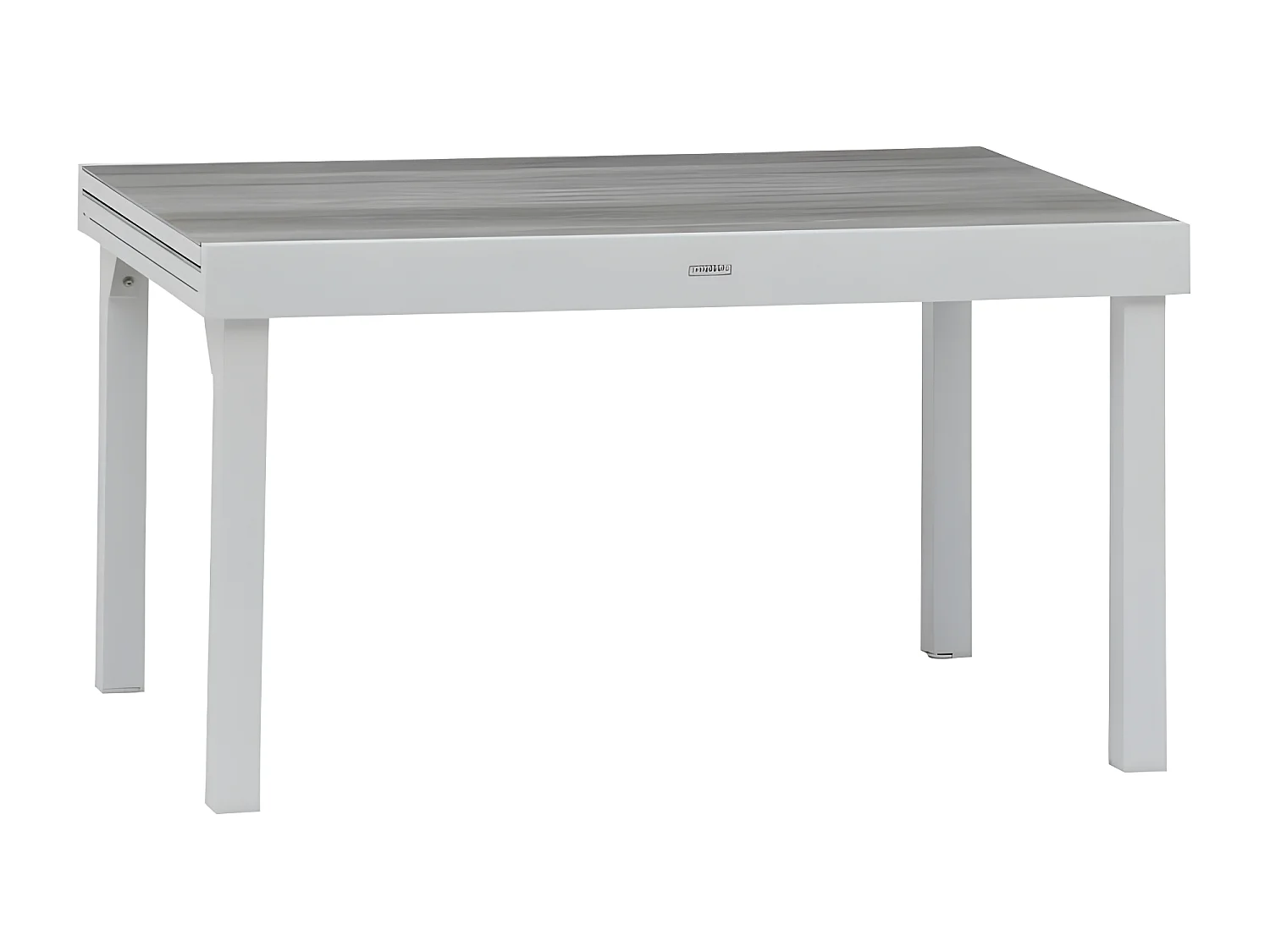 Table extensible Piazza 10 p. ECP smoke Hespéride