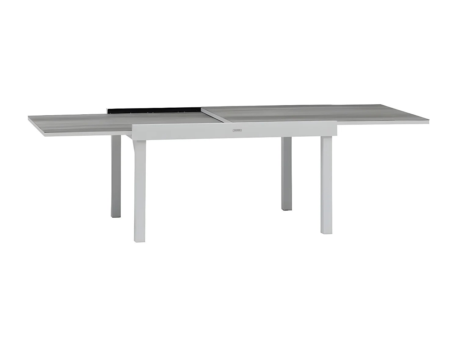 Table extensible Piazza 10 p. ECP smoke Hespéride