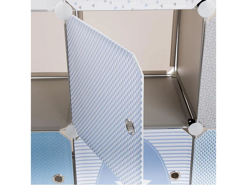 Casier de Rangement "Château" 111cm Gris