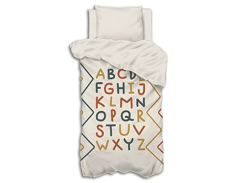 Parure de Lit 2 Pièces "Oasis" 140x200cm Ivoire