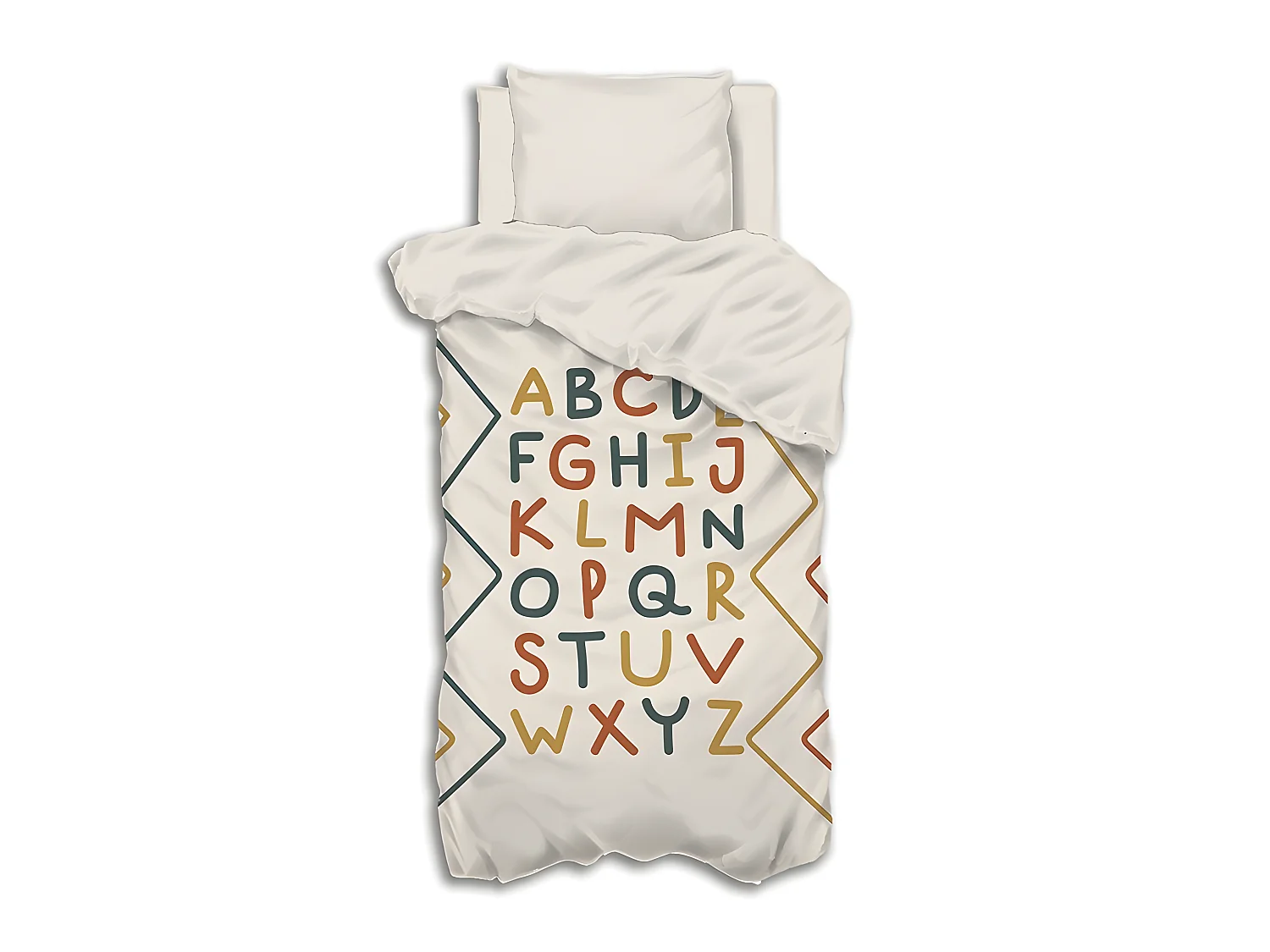 Parure de Lit 2 Pièces "Oasis" 140x200cm Ivoire