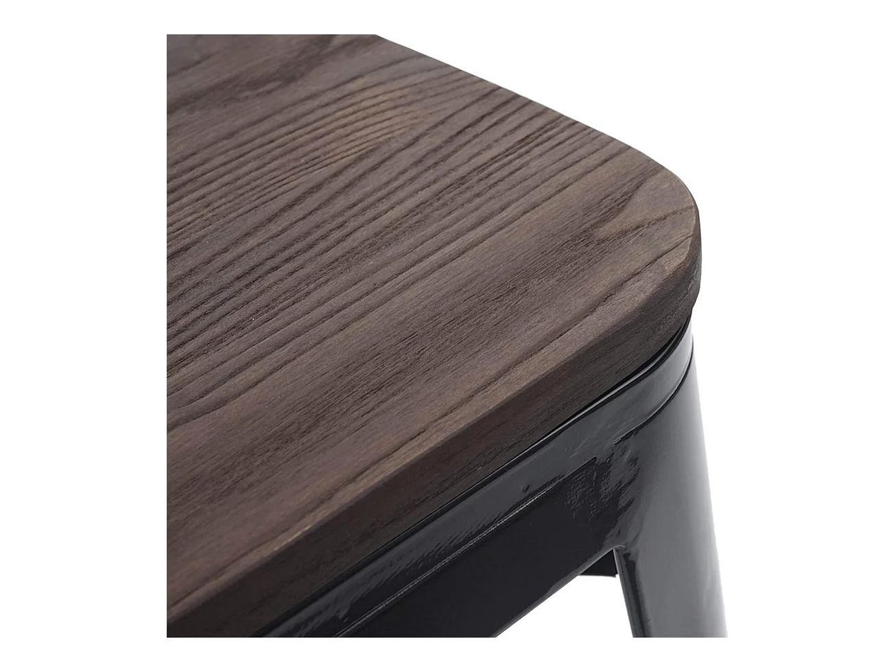 Lot de 2 tabourets métal marron 42 x 42 x 76 cm TDB04046