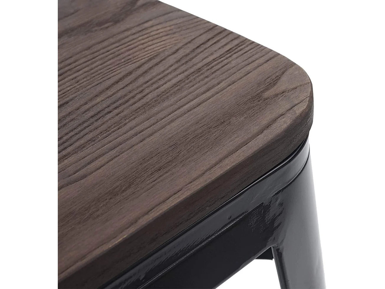 Lot de 2 tabourets métal marron 42 x 42 x 76 cm TDB04046