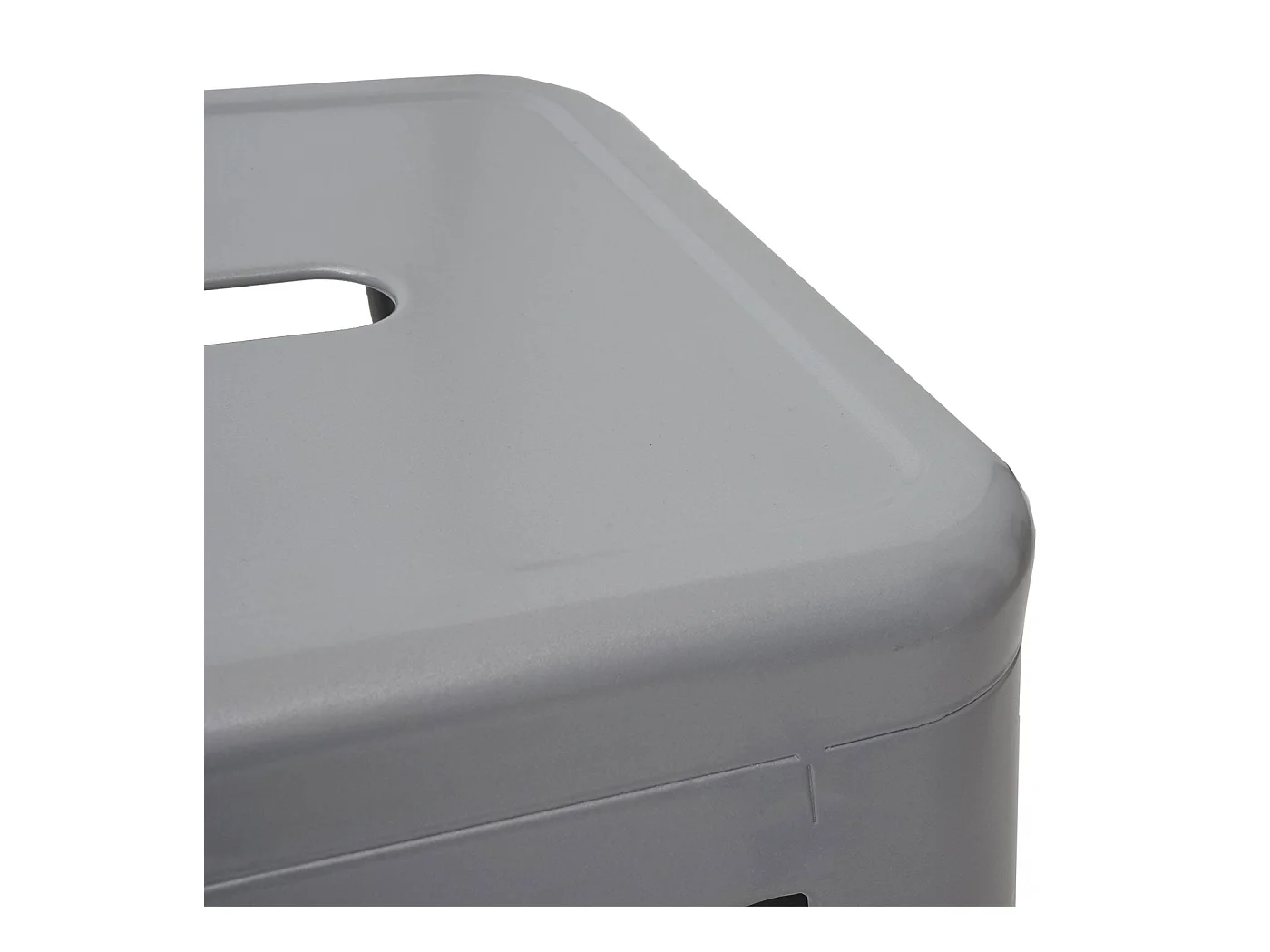 Lot de 2 tabourets métal grise 43 x 43 x 77 cm 04_0000108