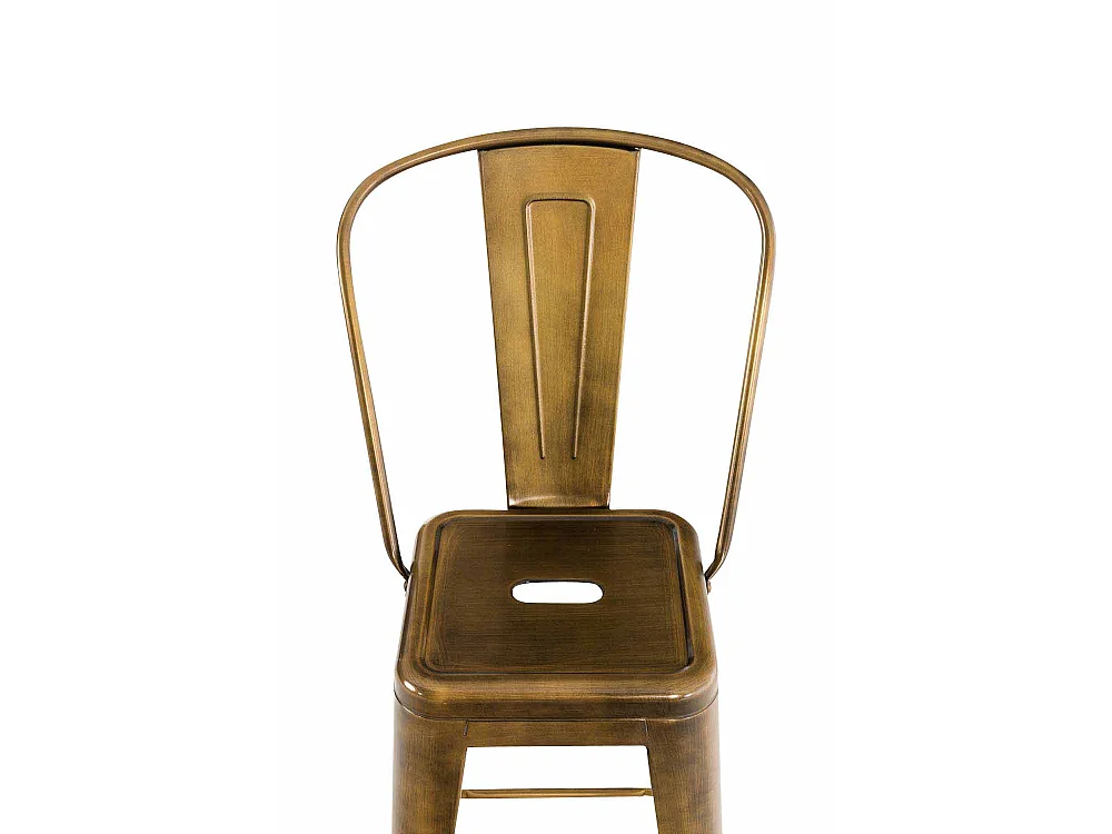 Lot de 2 tabourets métal argentée 44 x 52 x 115 cm TDB10293