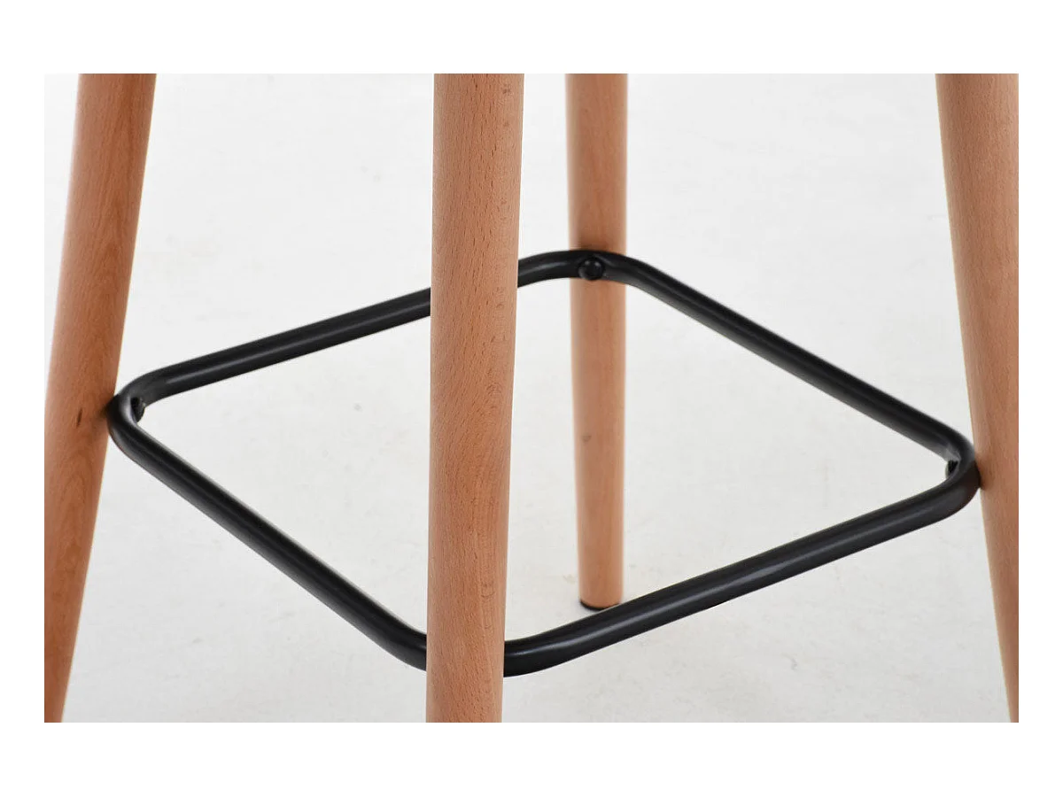 Tabouret de bar en bois marron 39 x 48 x 94 cm 10_0000046