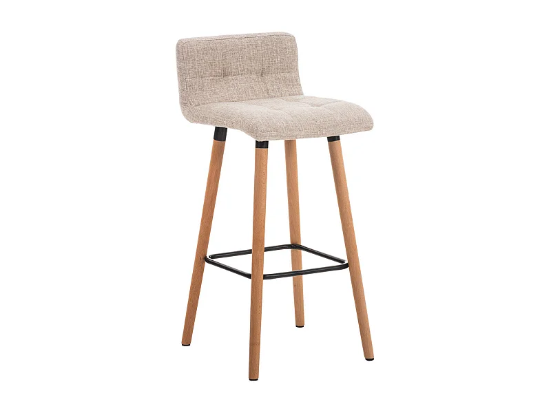 Tabouret de bar en bois marron 39 x 48 x 94 cm 10_0000046