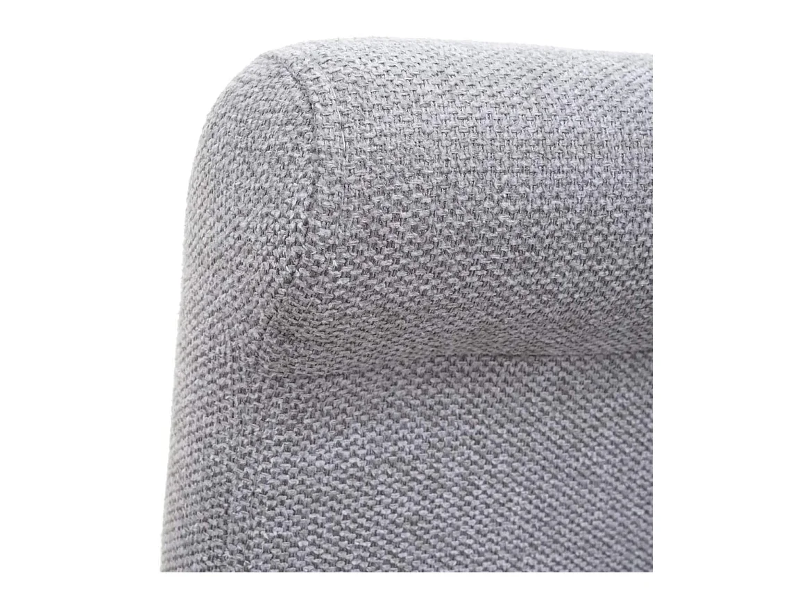 Lot de 2 tabourets tissu grise 39 x 53 x 105 cm TDB04073