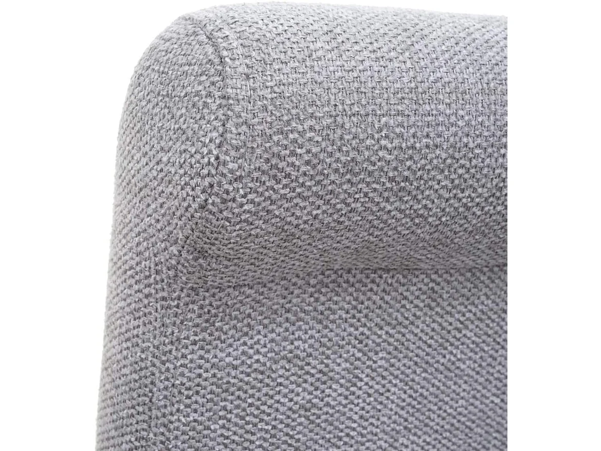 Lot de 2 tabourets tissu grise 39 x 53 x 105 cm TDB04073