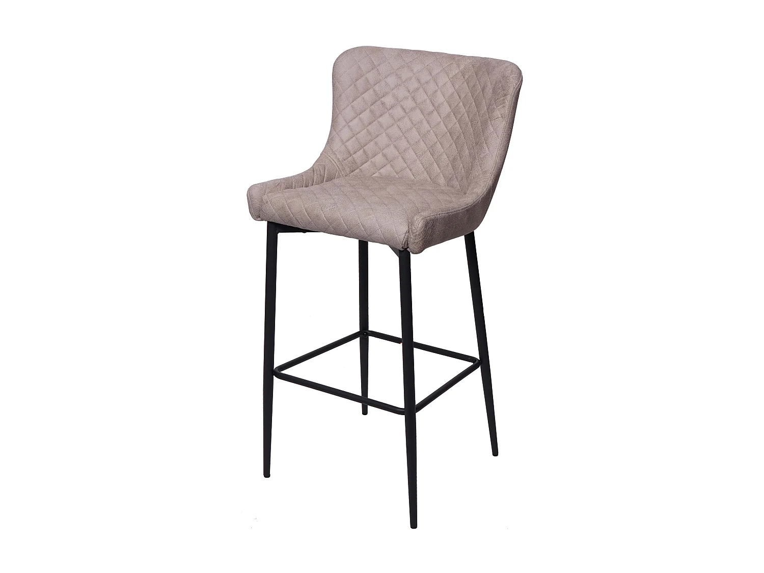 Tabouret de bar chaise métal grise 47 x 47 x 105 cm 04_0001242