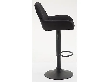 Lot de 2 tabourets métal argentée 51 x 52 x 89 cm TDB10229