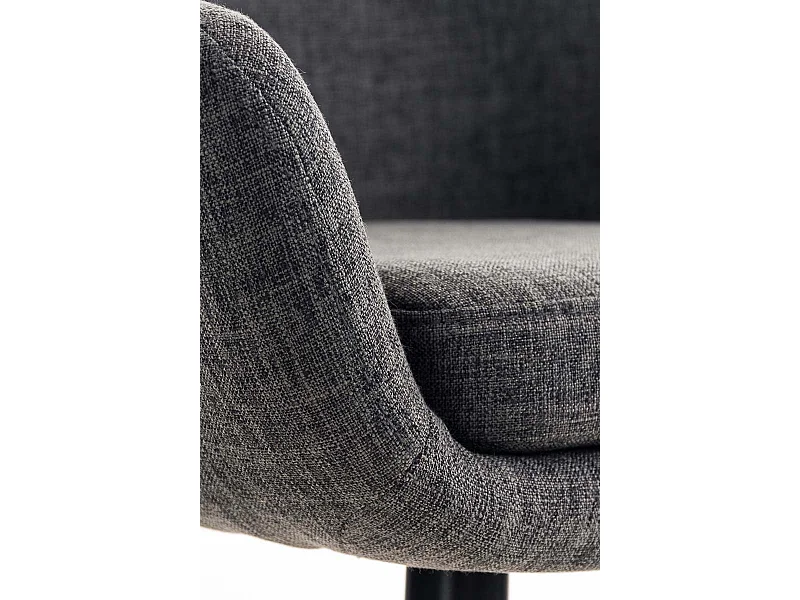 Lot de 2 tabourets tissu grise 55 x 46 x 99 cm 10_0000274