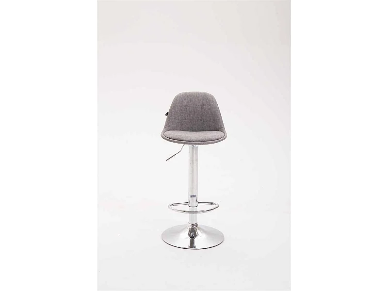 Lot de 2 tabourets métal grise 39 x 43 x 82 cm 10_0000581