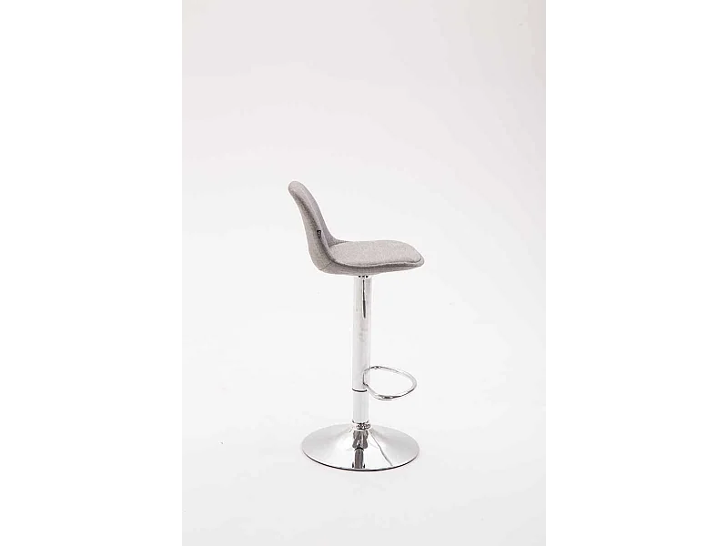 Lot de 2 tabourets métal grise 39 x 43 x 82 cm 10_0000581