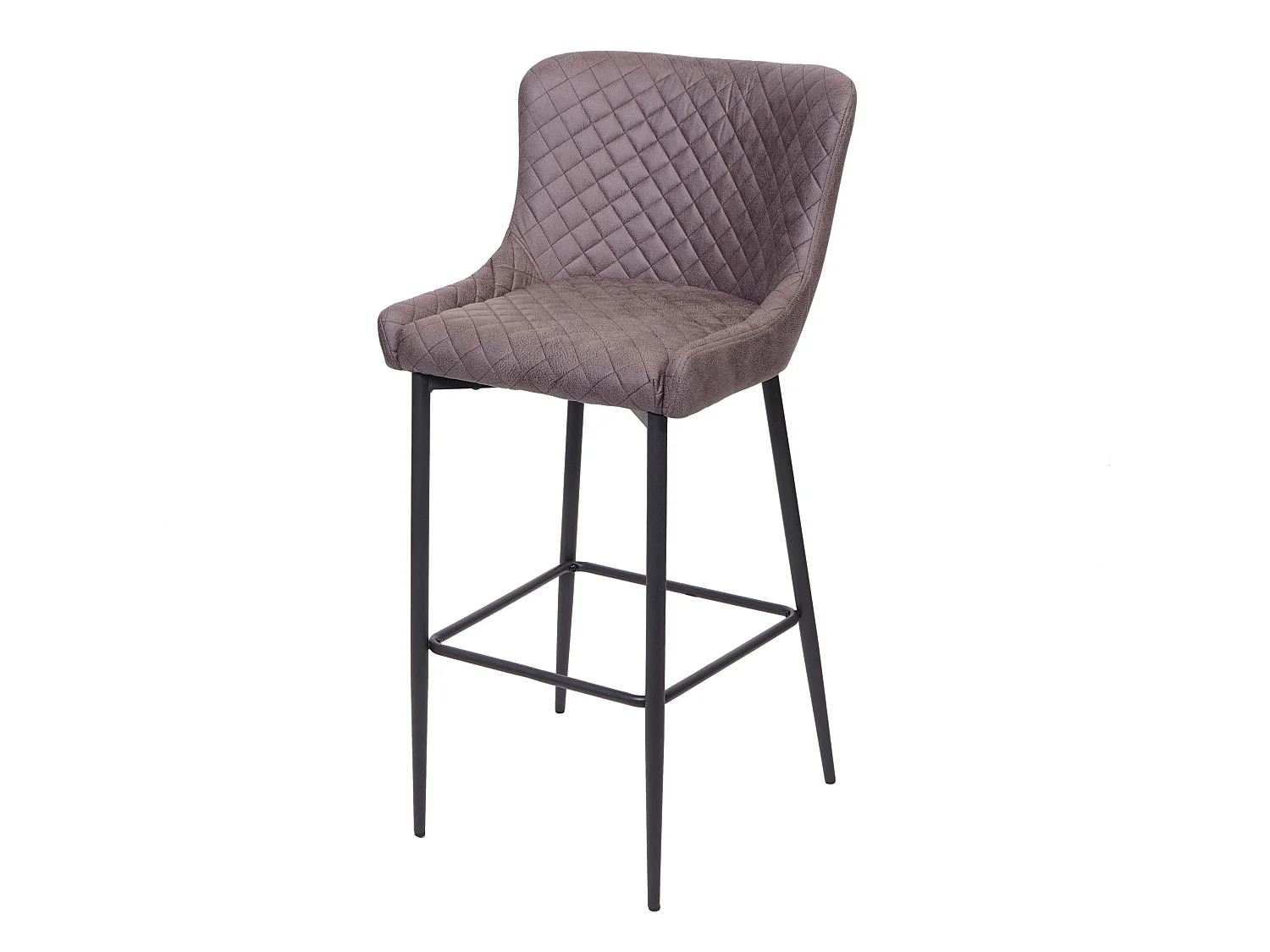 Tabouret de bar chaise métal grise 47 x 47 x 105 cm 04_0001243