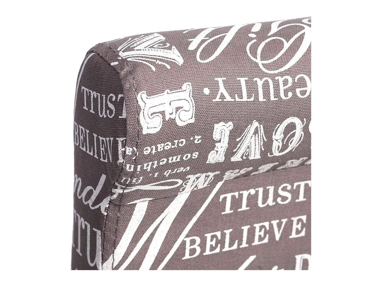 Lot de 2 tabourets tissu grise 39 x 53 x 105 cm TDB04075