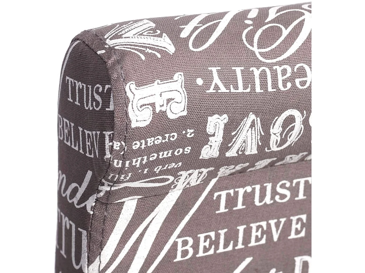 Lot de 2 tabourets tissu grise 39 x 53 x 105 cm TDB04075