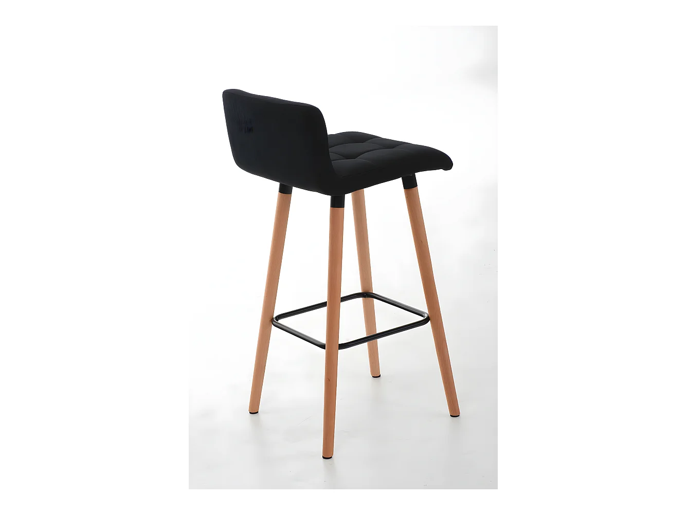Tabouret de bar en bois marron 39 x 48 x 94 cm 10_0000049