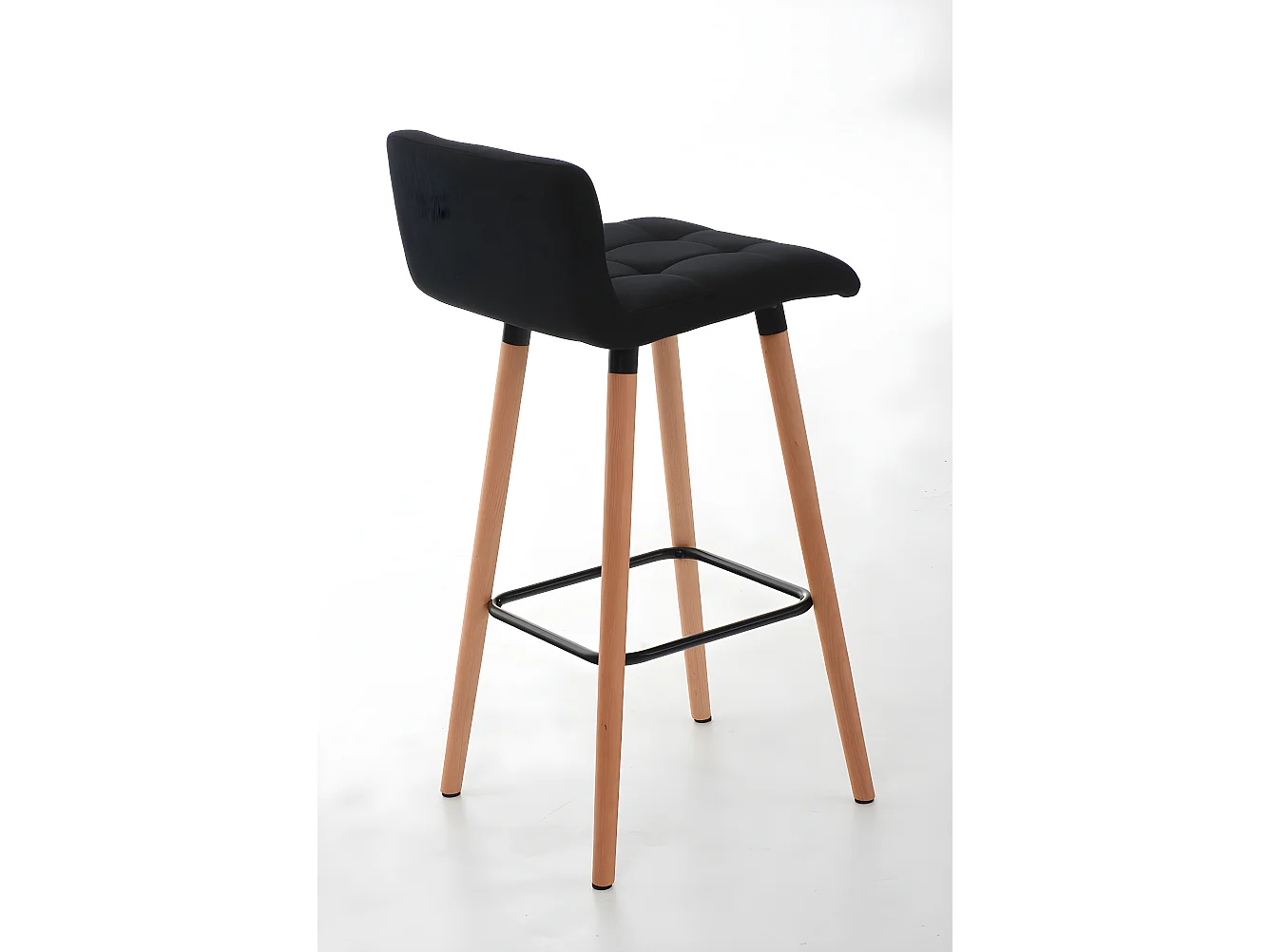 Tabouret de bar en bois marron 39 x 48 x 94 cm 10_0000049