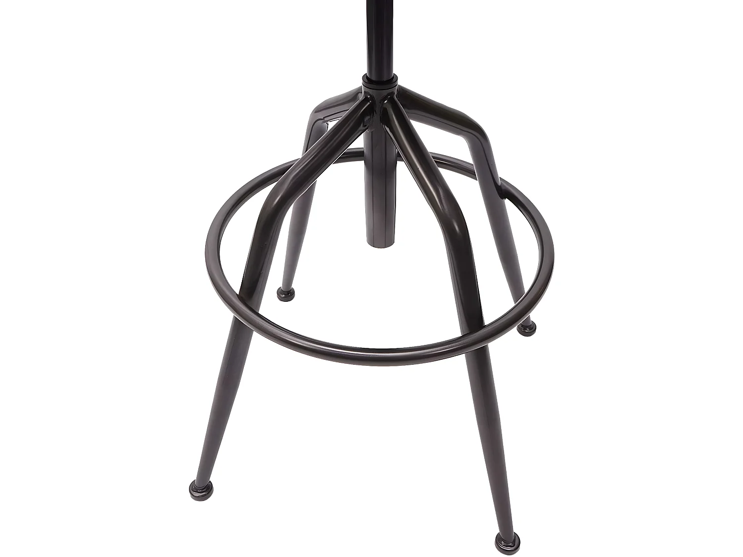 1x tabouret de bar marron 53 x 43 x 106 cm TDB04058