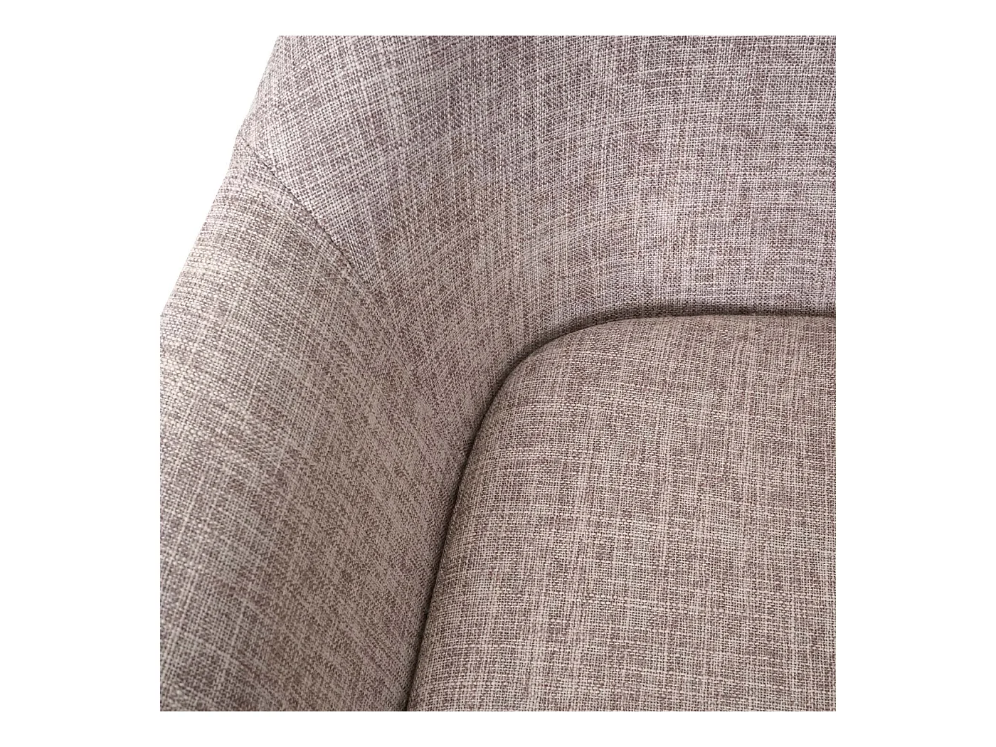 Tabouret de bar chaise tissu crème 53 x 45 x 99 cm 04_0005297