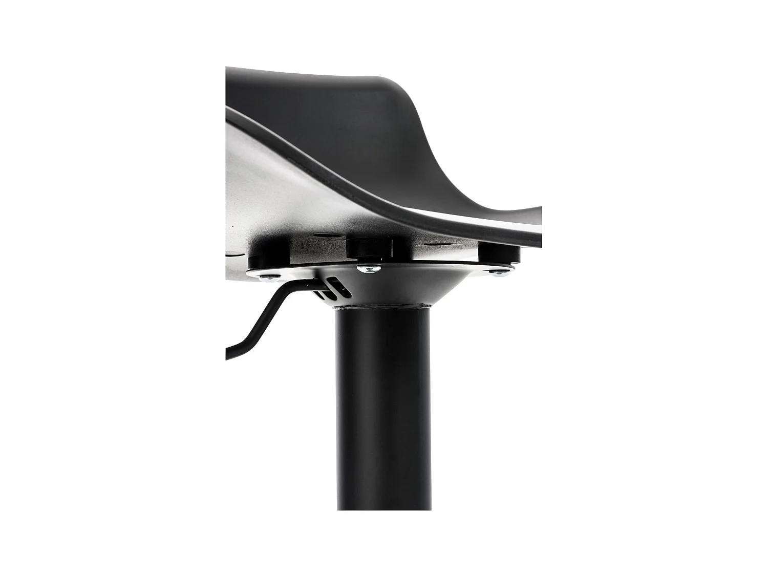 Lot de 2 tabourets métal argentée 43 x 44 x 75 cm 10_0000312