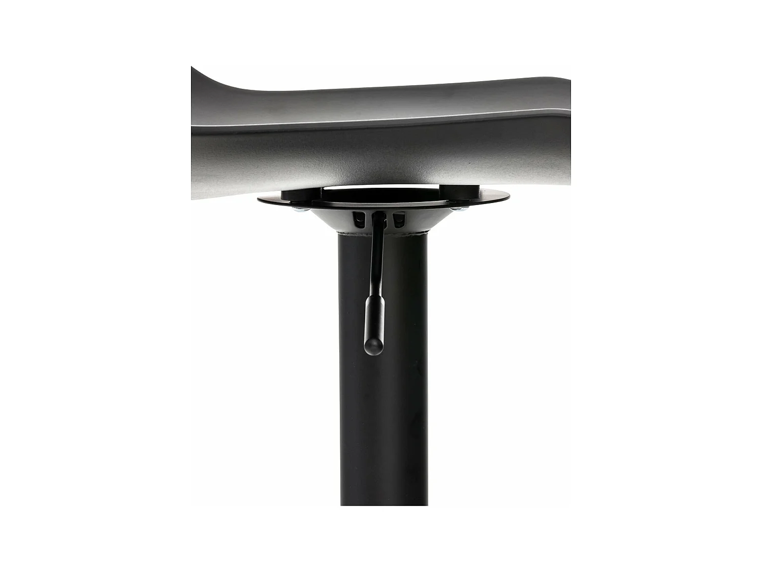 Lot de 2 tabourets métal argentée 43 x 44 x 75 cm 10_0000312