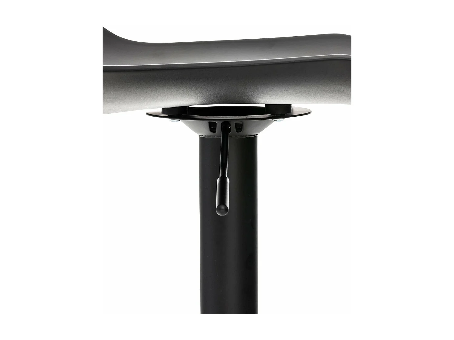 Lot de 2 tabourets métal argentée 43 x 44 x 75 cm 10_0000312