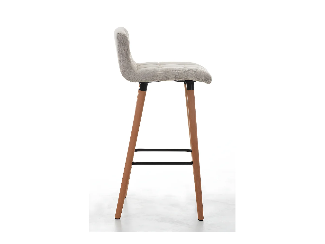 Lot de 2 tabourets bois marron 39 x 48 x 94 cm 10_0000541