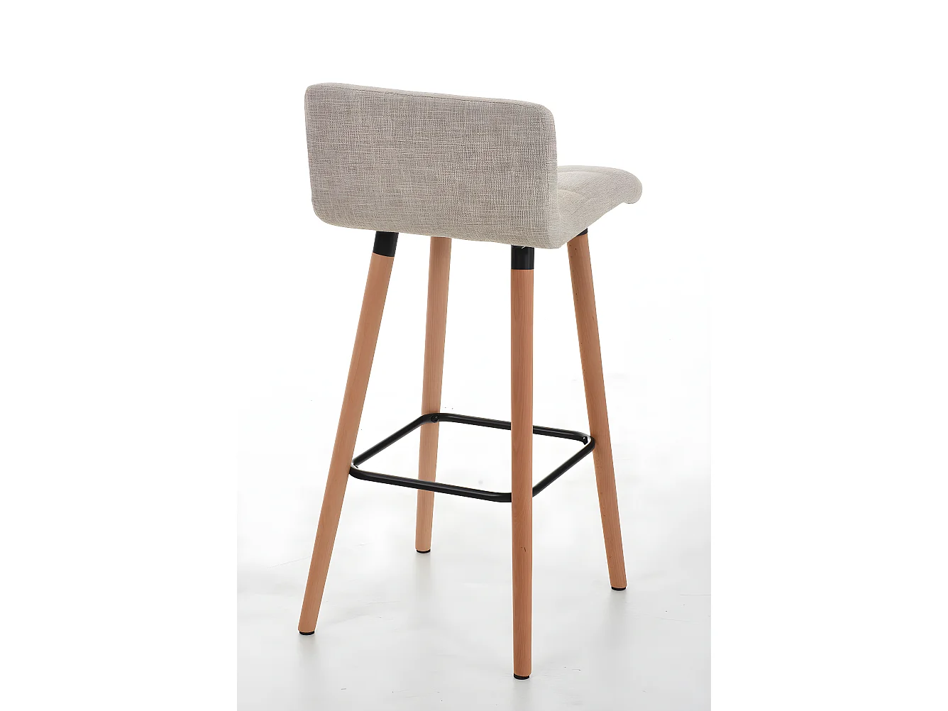 Lot de 2 tabourets bois marron 39 x 48 x 94 cm 10_0000541