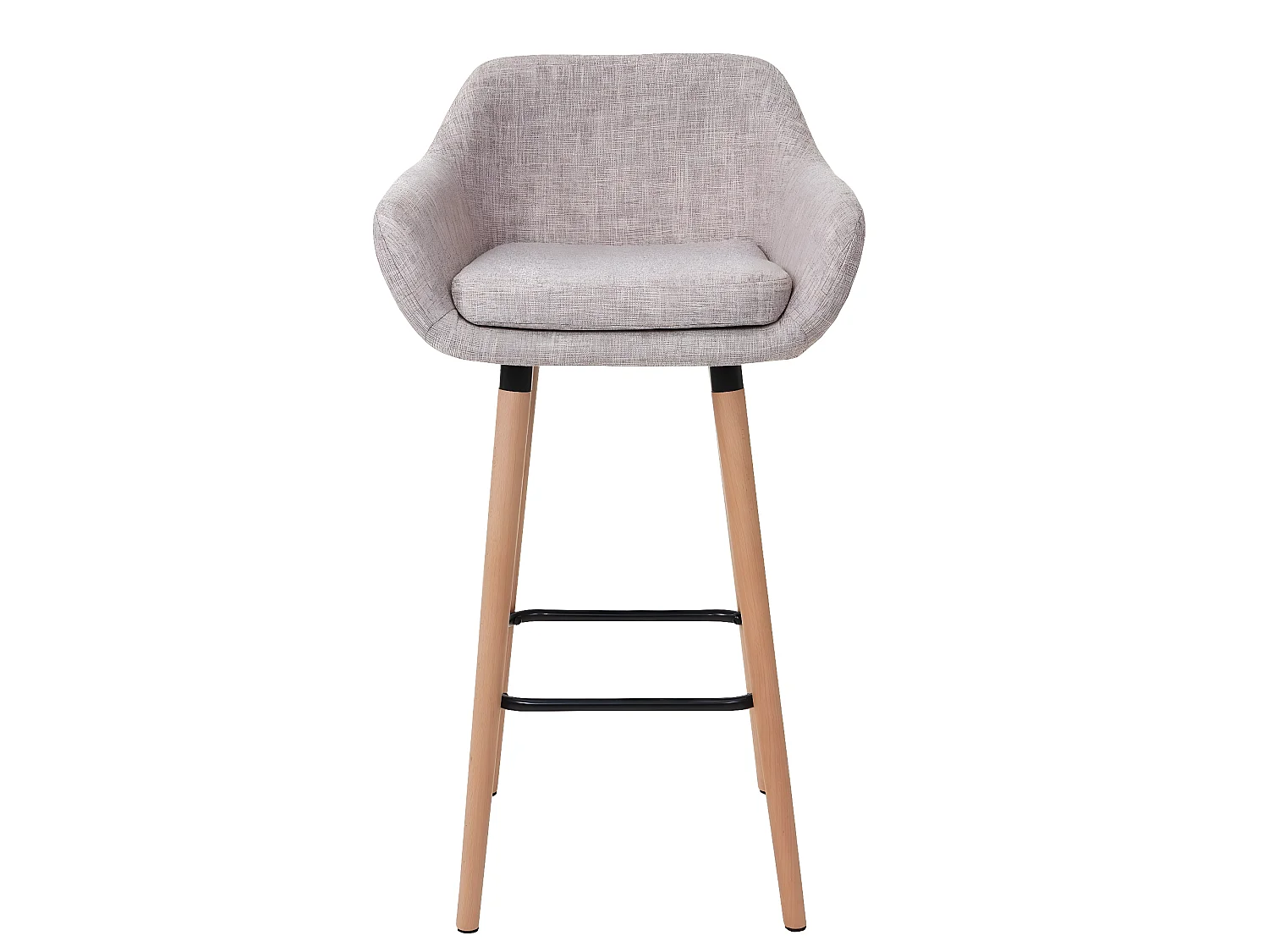 Lot de 2 tabourets tissu 53 x 37 x 99 cm TDB04029