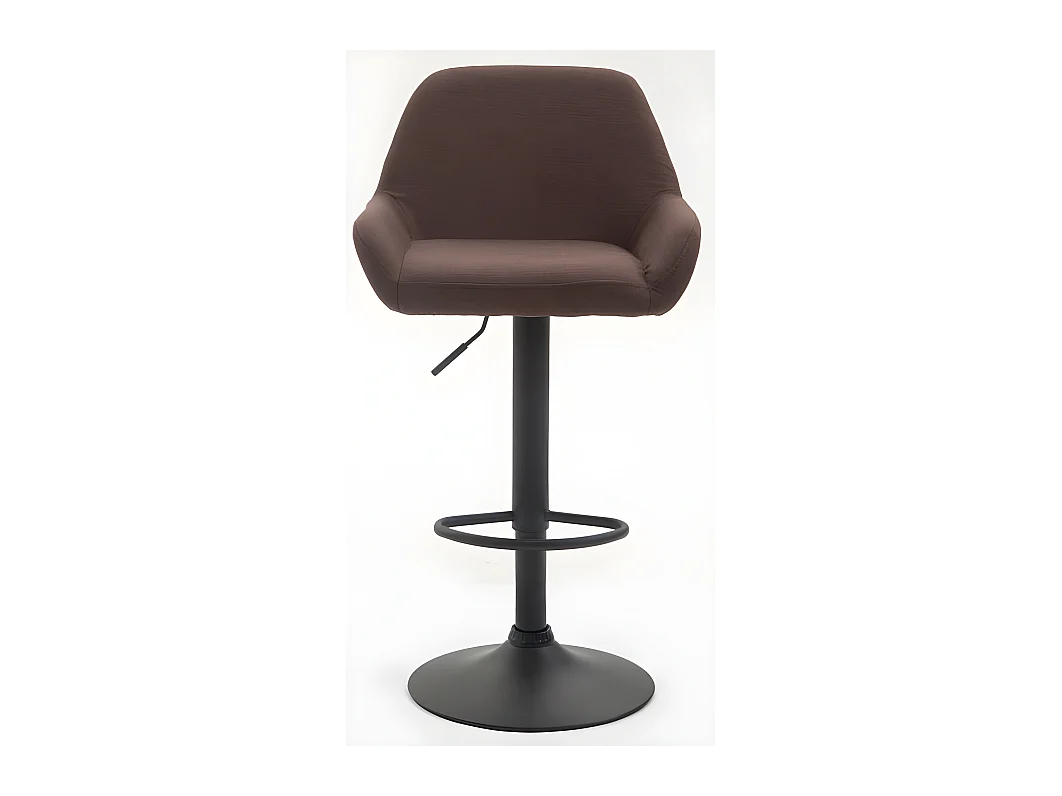 Lot de 2 tabourets métal marron 51 x 52 x 89 cm TDB10225