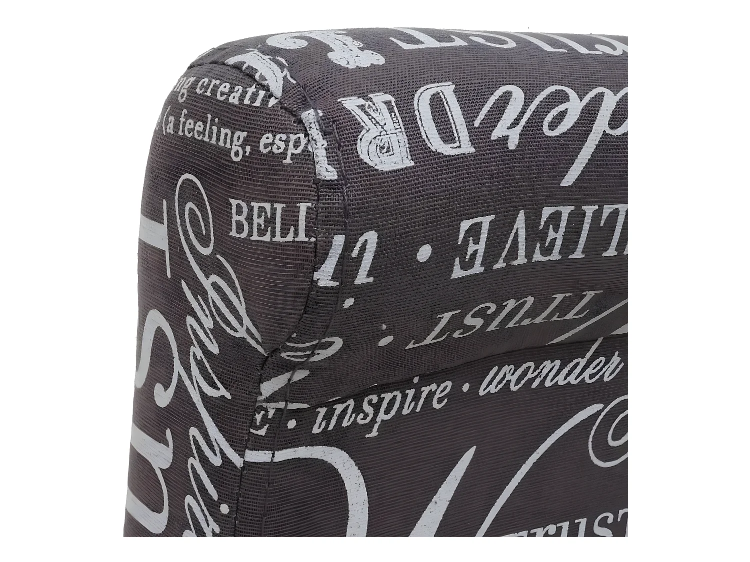 Lot de 2 tabourets tissu grise 39 x 53 x 105 cm TDB04074