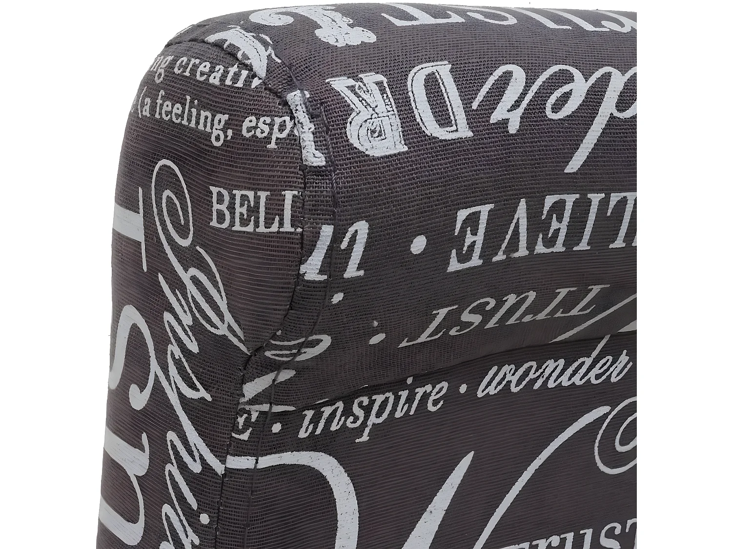 Lot de 2 tabourets tissu grise 39 x 53 x 105 cm TDB04074