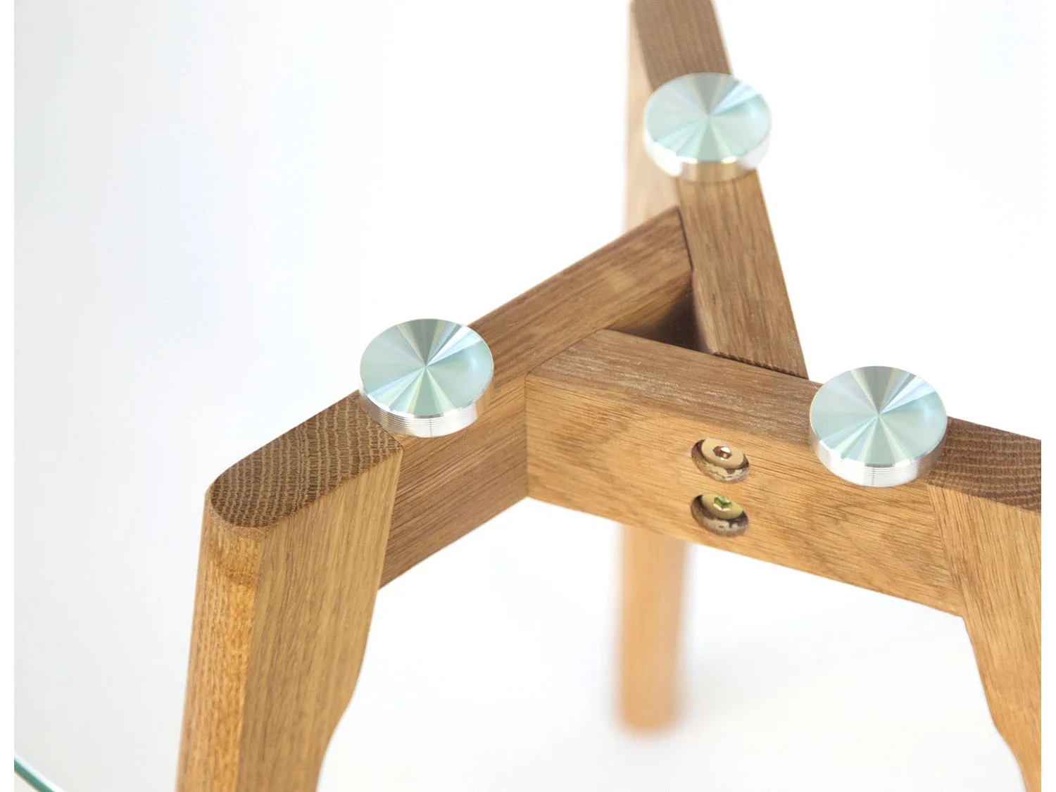 Set de deux tables bois 50 x 50 x 45 cm TABA06006