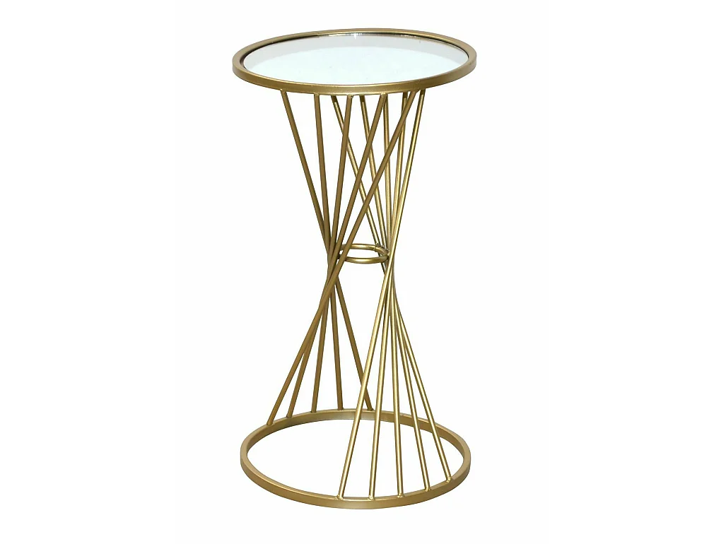 Table d'appoint décorative porte-fleurs 33 x 33 x 60 cm MED05130