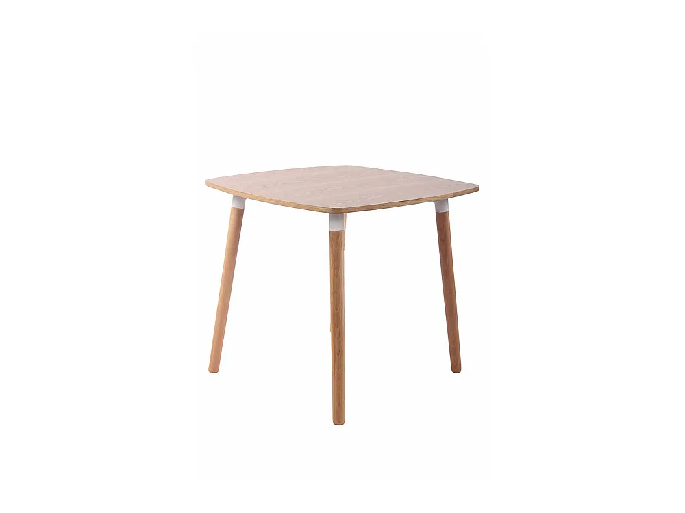 Table de cuisine table bois marron 80 x 80 x 75 cm TAB10028