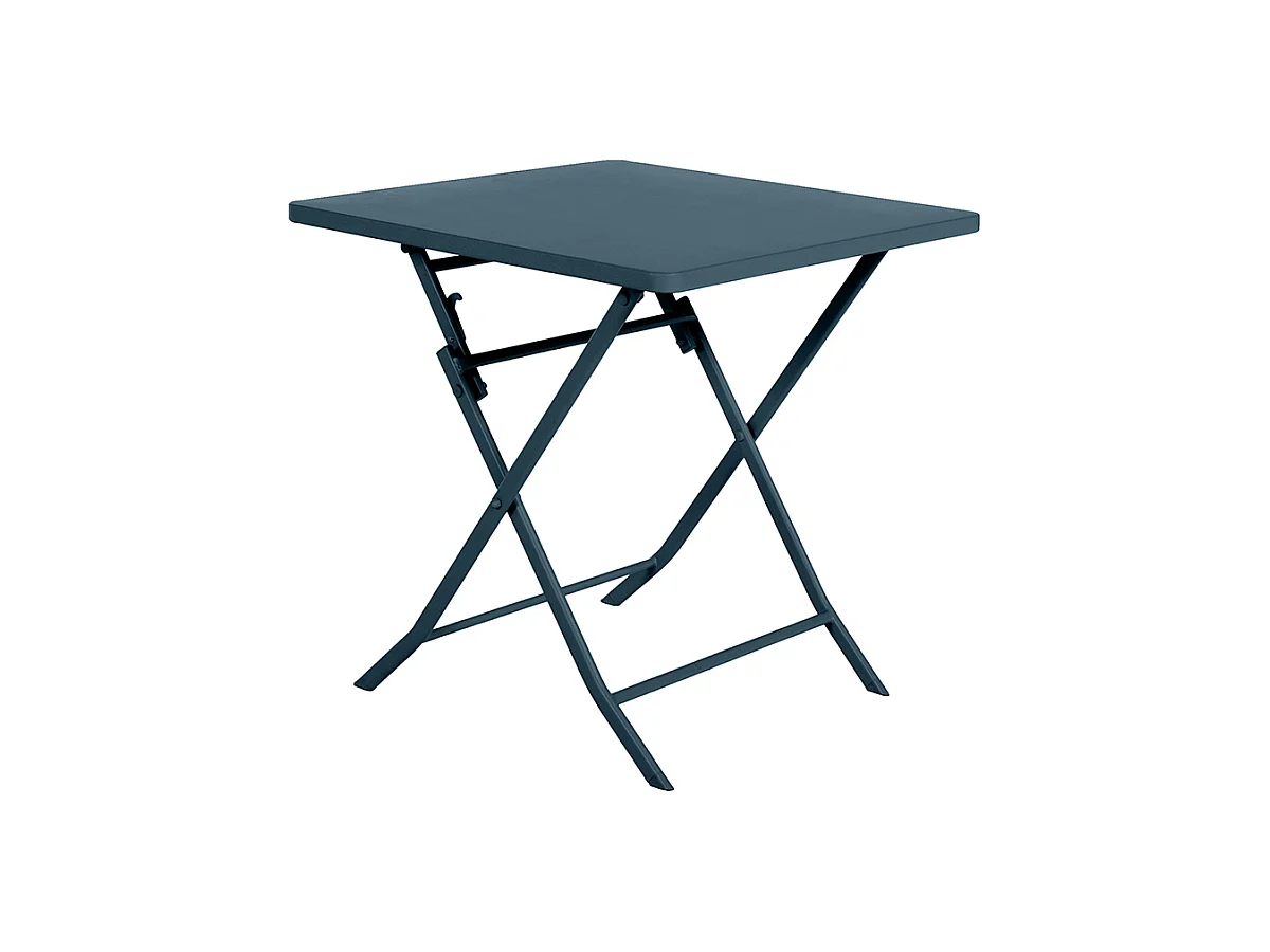 Table carré Greensboro Bleu Pétrol - 2 places - Hespéride