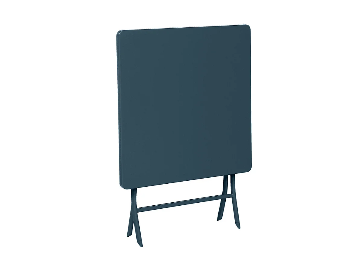 Table carré Greensboro Bleu Pétrol - 2 places - Hespéride