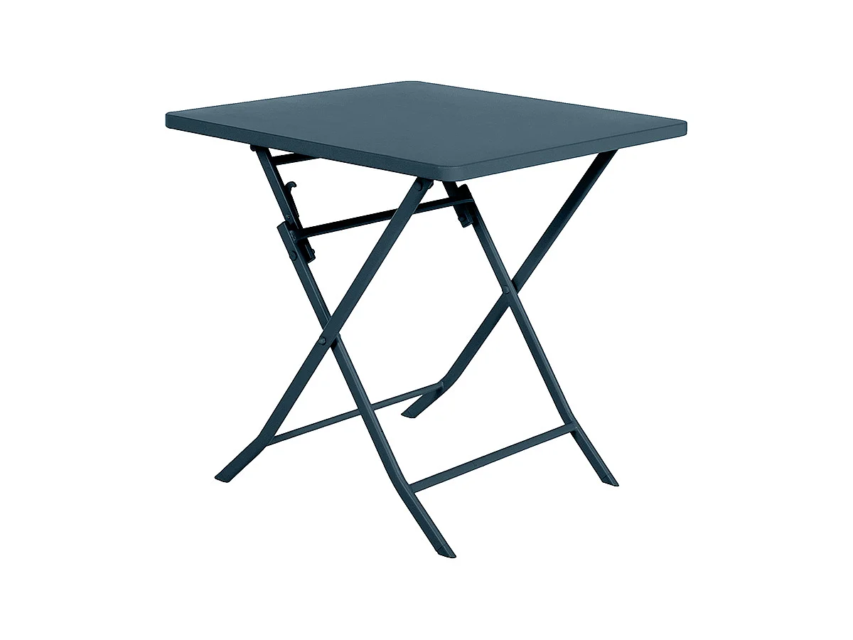 Table carré Greensboro Bleu Pétrol - 2 places - Hespéride