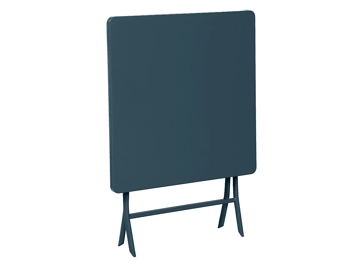 Table carré Greensboro Bleu Pétrol - 2 places - Hespéride