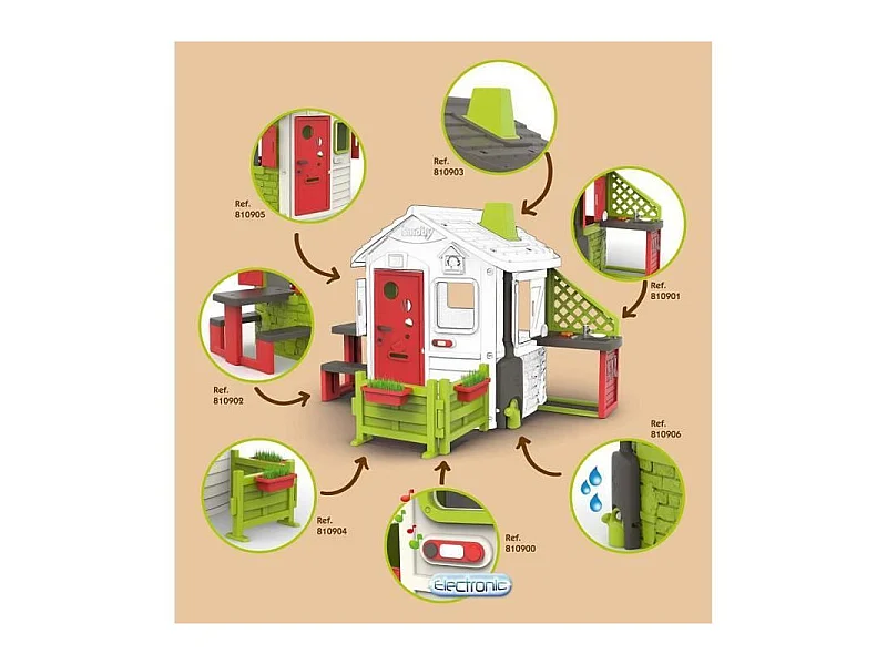 SMOBY - Acs Maison Neo Jura Lodge - Cheminee