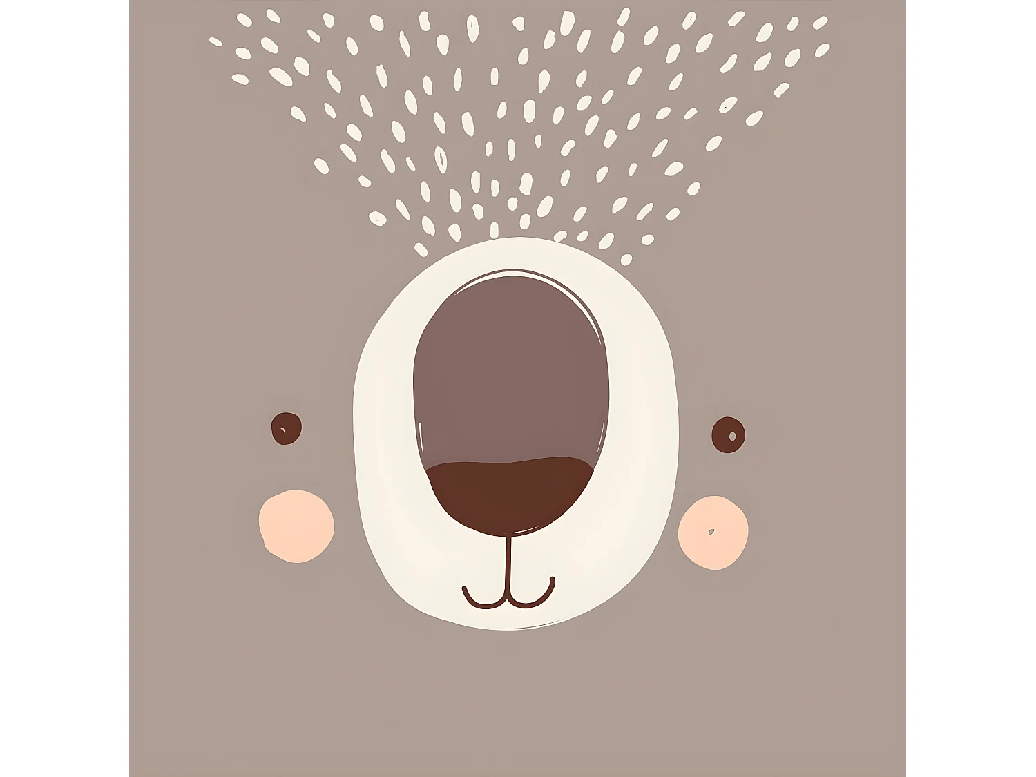 Parure de lit Ours 140 x 200 cm Housse de couette en Coton avec sa taie