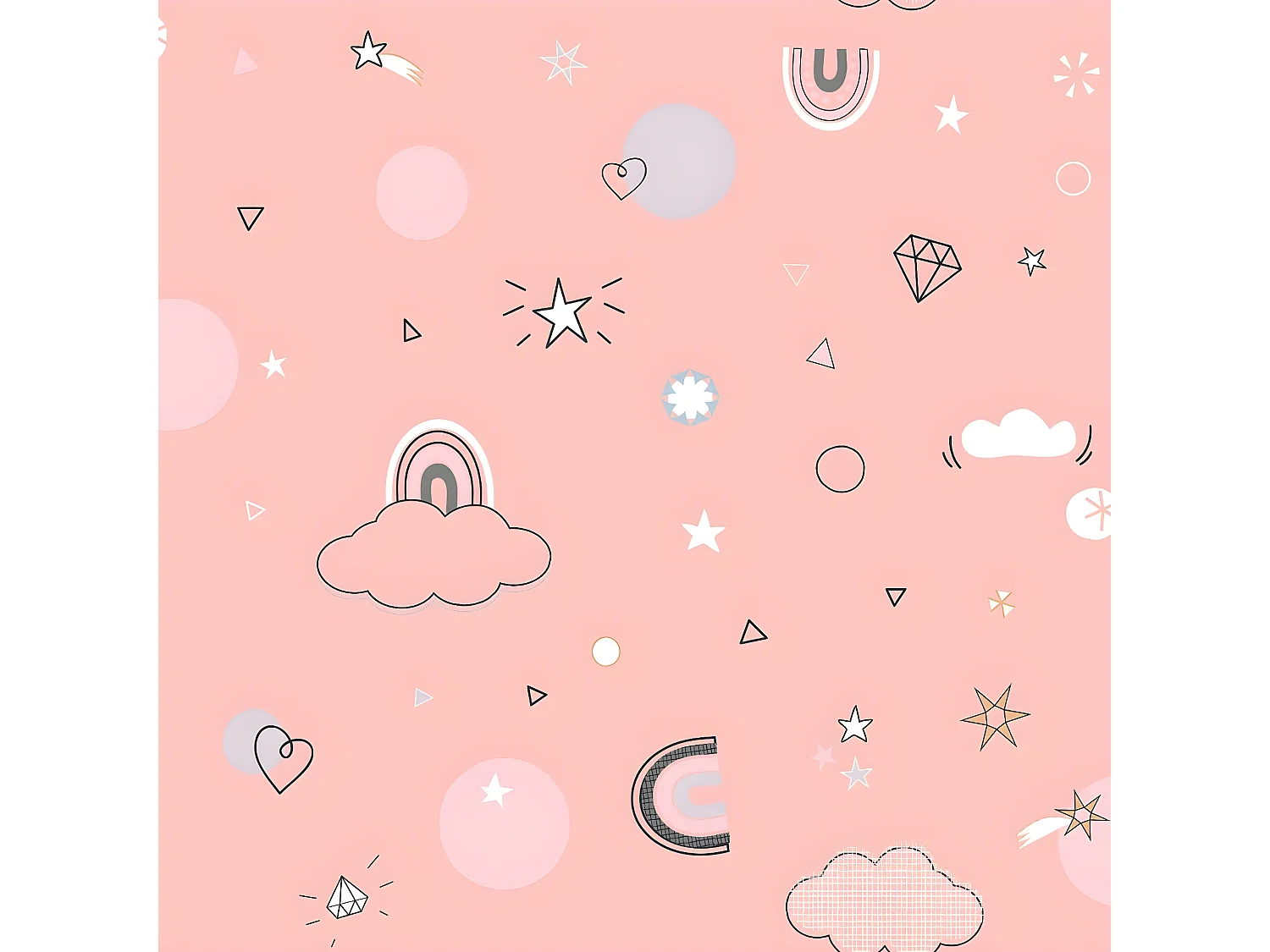 Parure de lit Licorne 140 x 200 cm Housse de couette en Coton avec sa taie