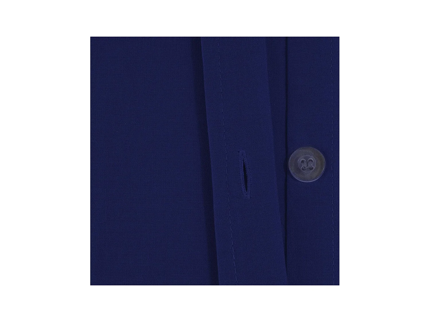 Housse de couette 1 Personne en Coton Bleu encre 140 x 200 cm