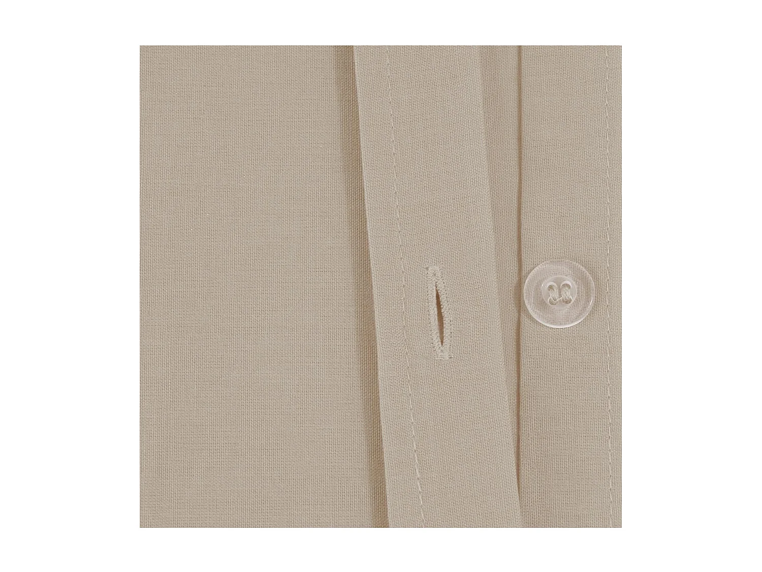 Bettbezug Baumwolle beige 90x190cm