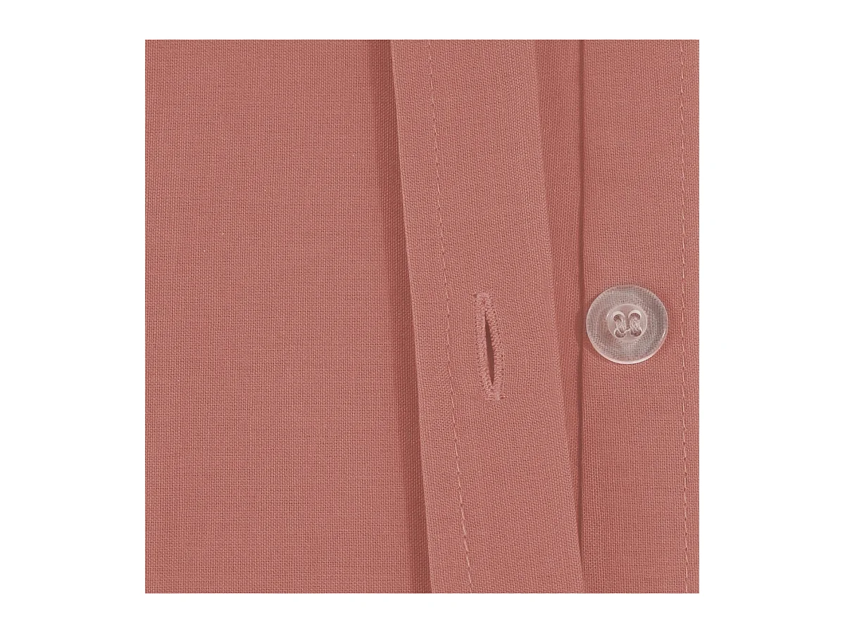 Housse de couette 2 Personnes en Coton Rose blush 240 x 220 cm