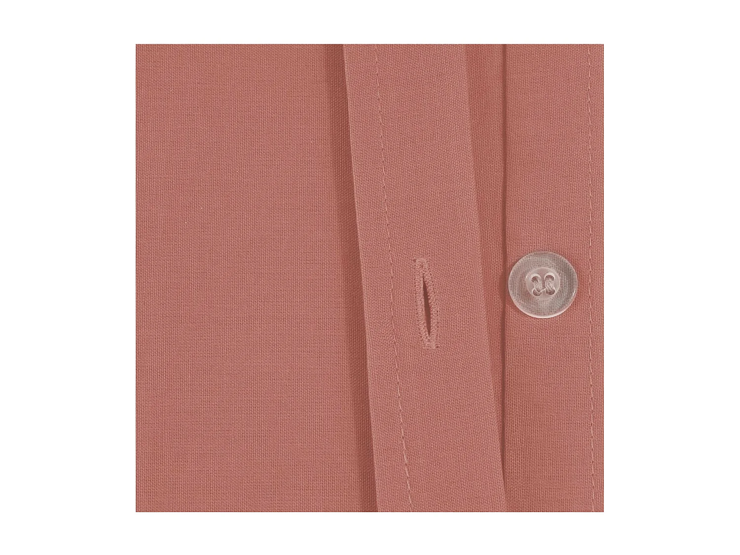 Housse de couette 1 Personne en Coton Rose blush 140 x 200 cm