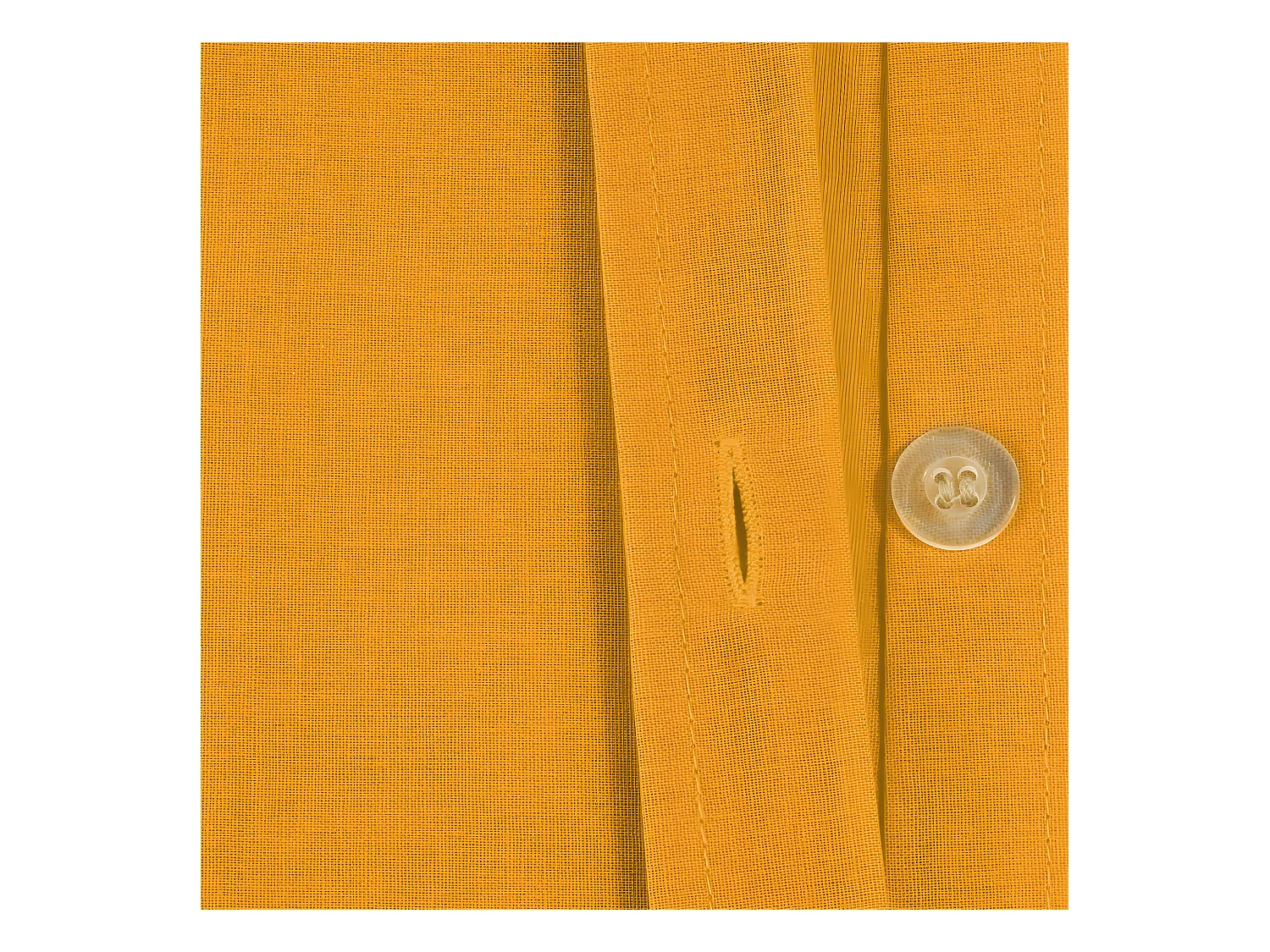 Parure copripiumone cotone ocra 90x190cm